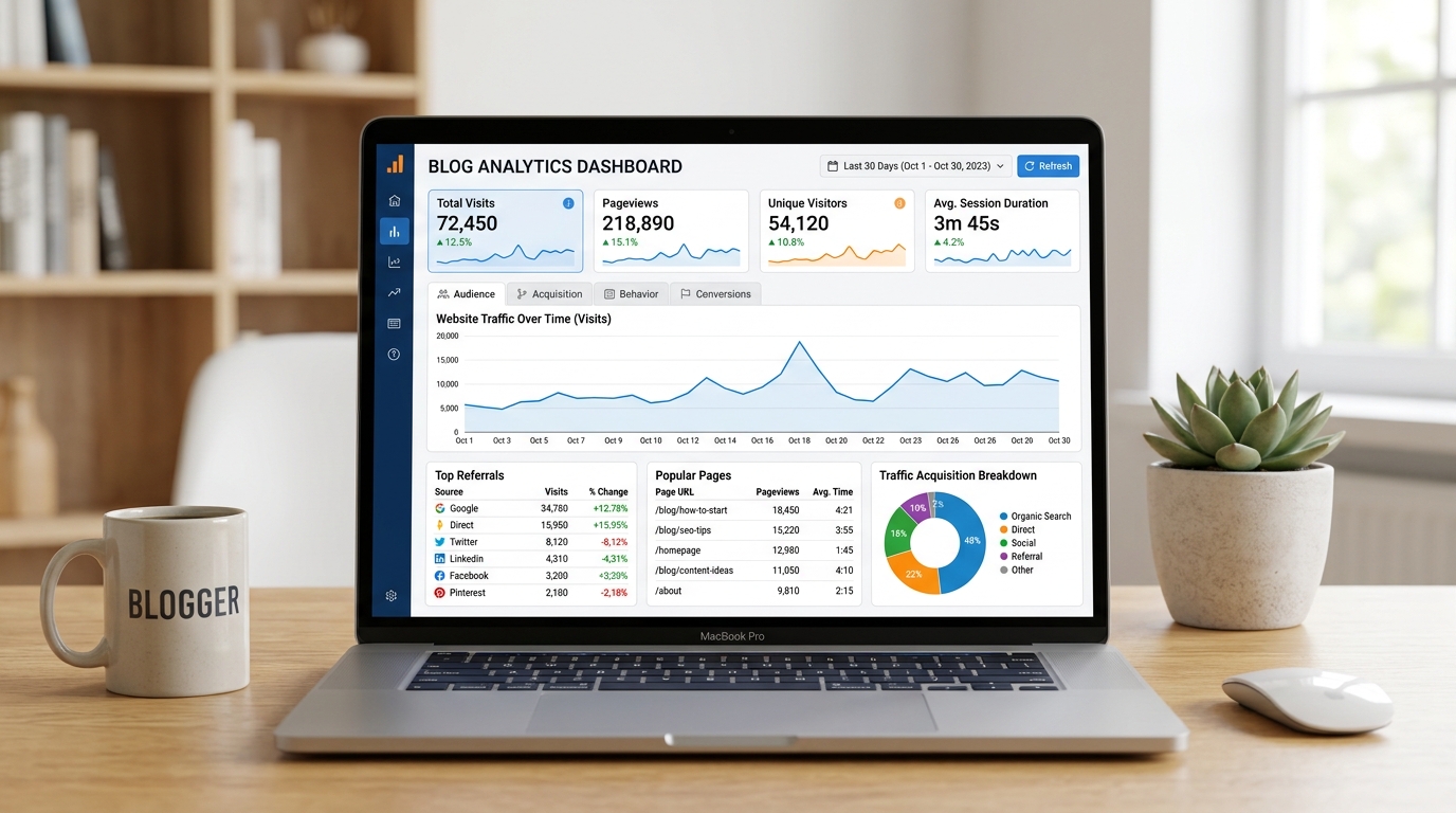 블로그 분석 대시보드